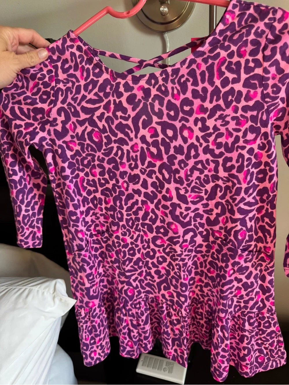 Lilly Pulitzer Pink and Purple Leopard Print Girls' Dress